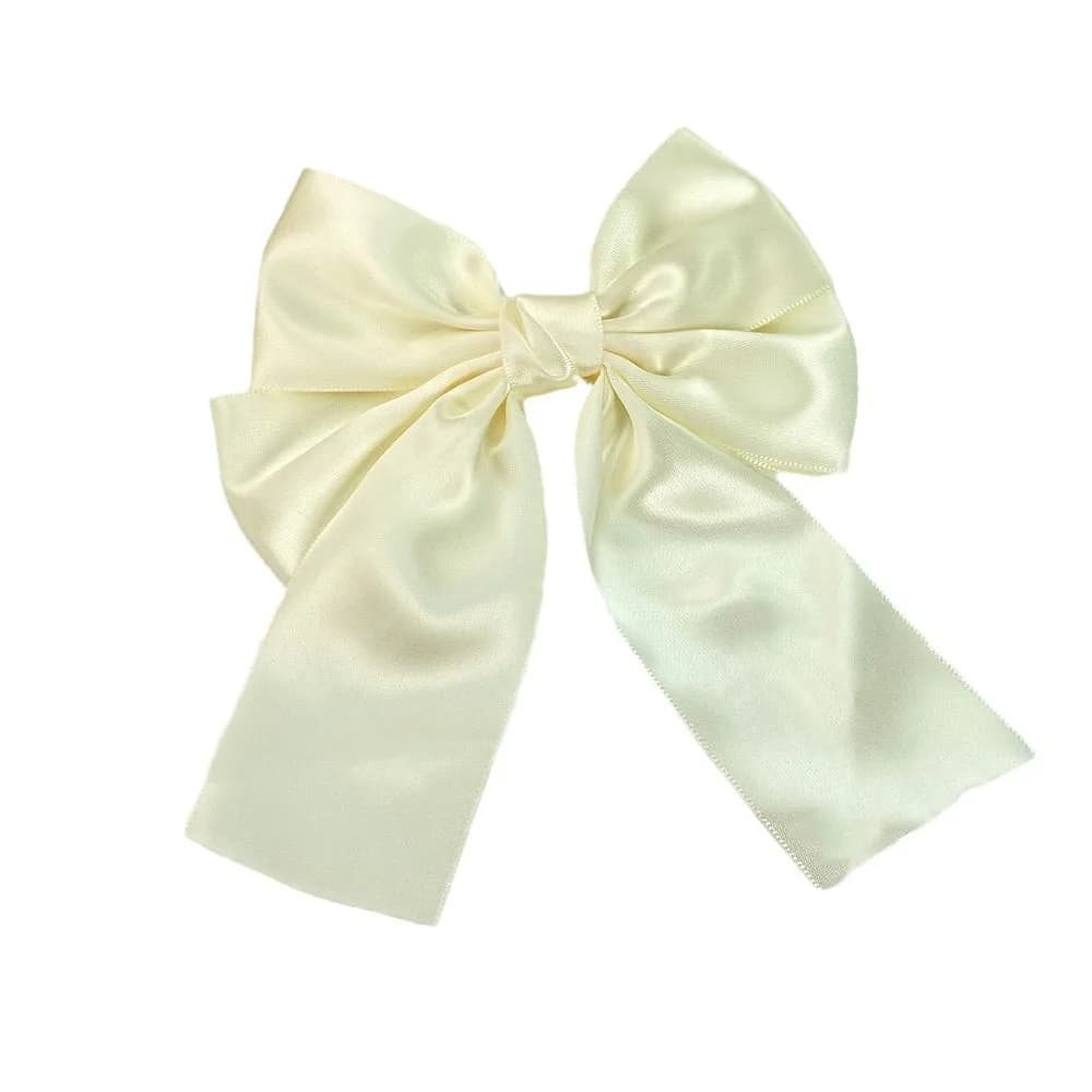 Modna dwuwarstwowa spinka kokardka z poliestru 🎀