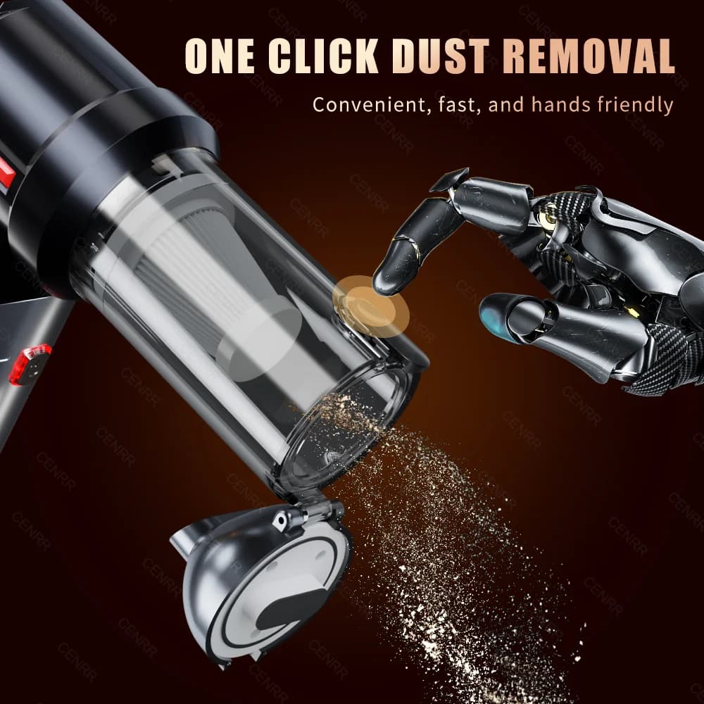 Mocny mini bezprzewodowy odkurzacz ręczny do auta 🚗