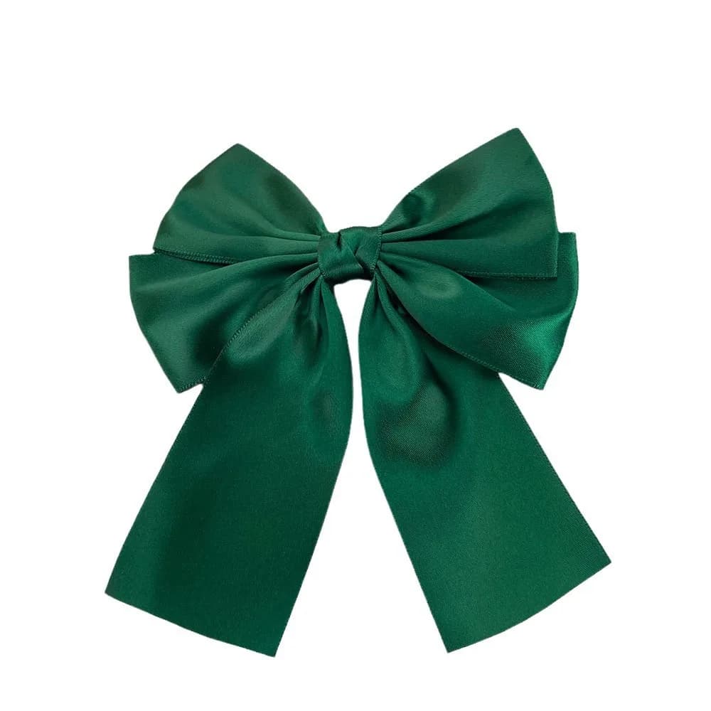 Modna dwuwarstwowa spinka kokardka z poliestru 🎀