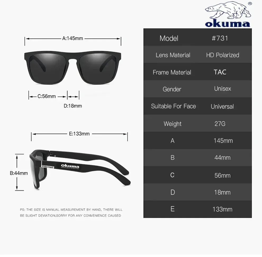 Okulary polaryzacyjne UV400 unisex  🕶️